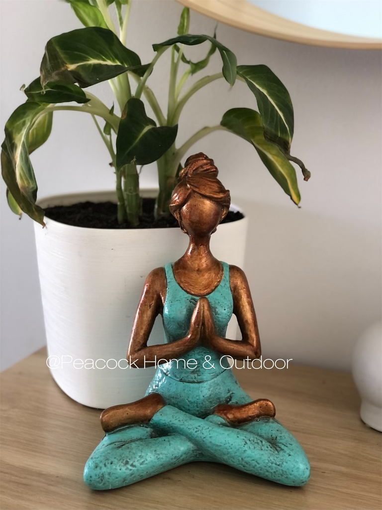 Yoga Lady - aqua