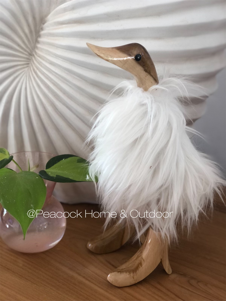Fur Duck - white