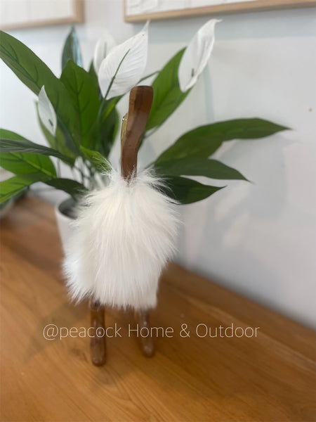 Fur Duck XL - white