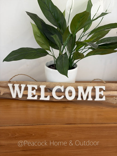 Driftwood Welcome Sign