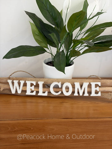 Driftwood Welcome Sign