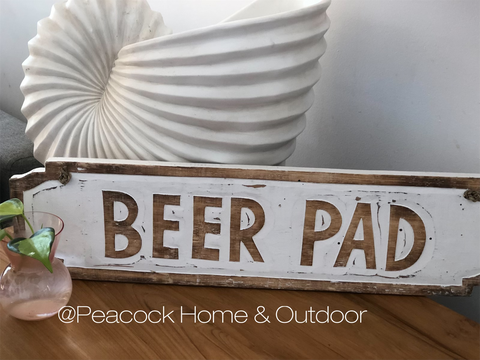 Beer Pad Wall Decor