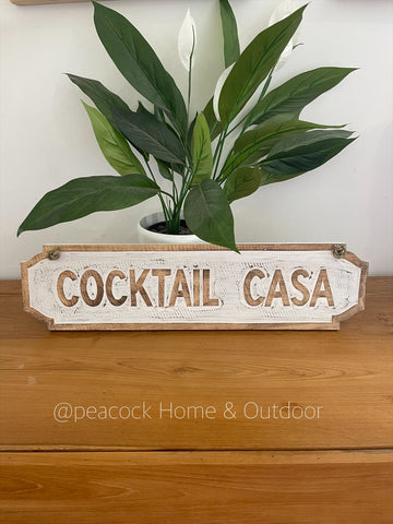 Cocktail Casa Wall Decor
