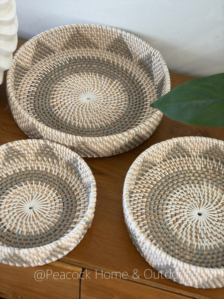 Round Baskets Grey - 3 sizes