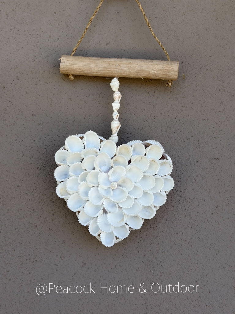 Shell Heart Hanging