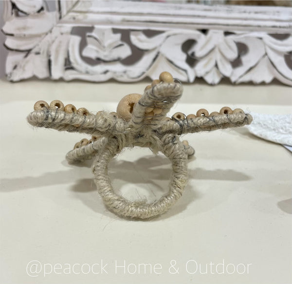 Napkin Ring Holder - starfish