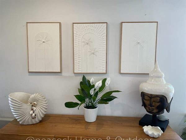 Palm Canvas - set of 3