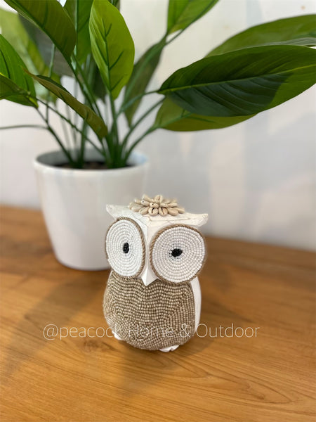 Boho Owl - natural  3 sizes available