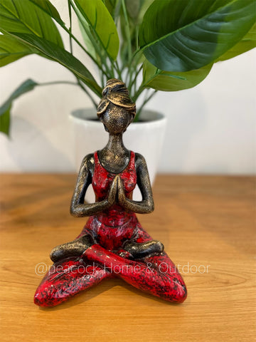 Yoga Lady - red