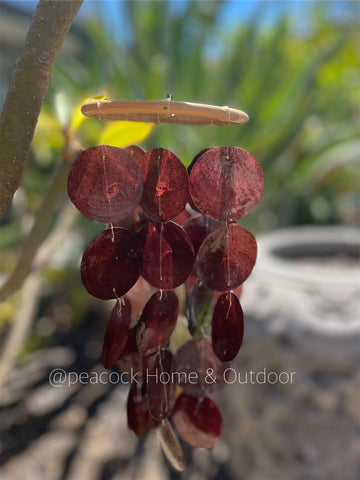 Capiz Chime - brown