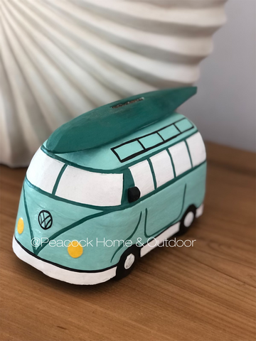 VW Kombi Money Box - green