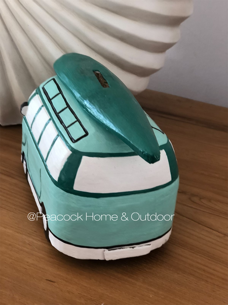 VW Kombi Money Box - green