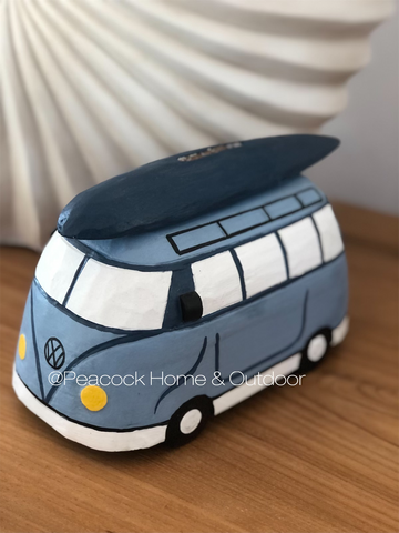 VW Kombi Money Box - blue