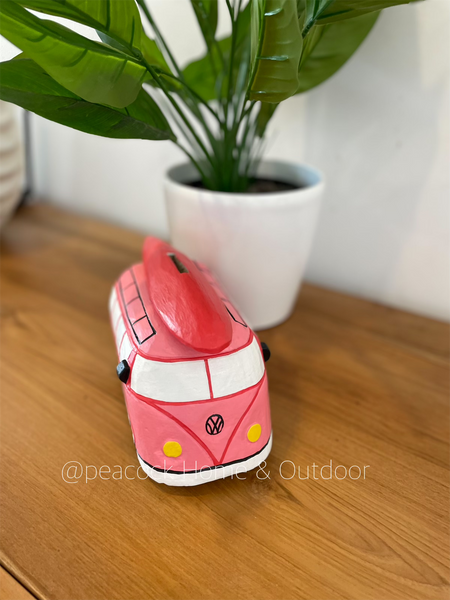 VW Kombi Money Box - pink