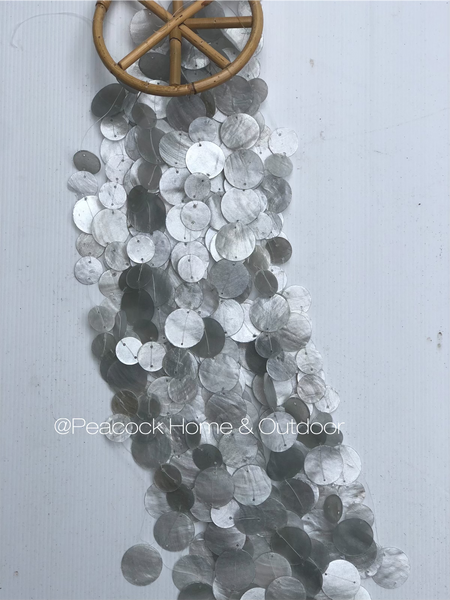 Capiz Chime - silver