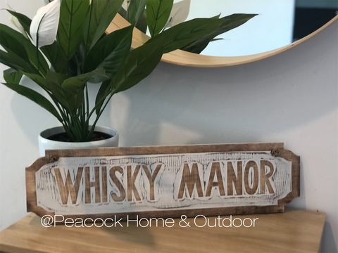 Whisky Manor Wall Decor